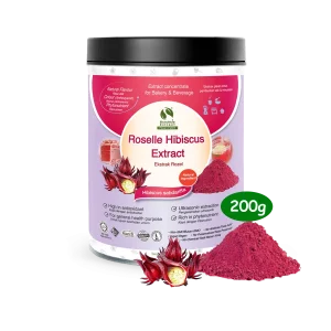 Roselle (Hibiscus sabdariffa) Standardized Extract Powder - 200g