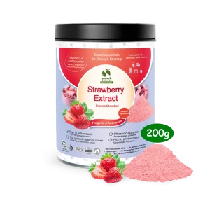 Strawberry (Fragaria x ananassa) Standardized Extract Powder - 200g