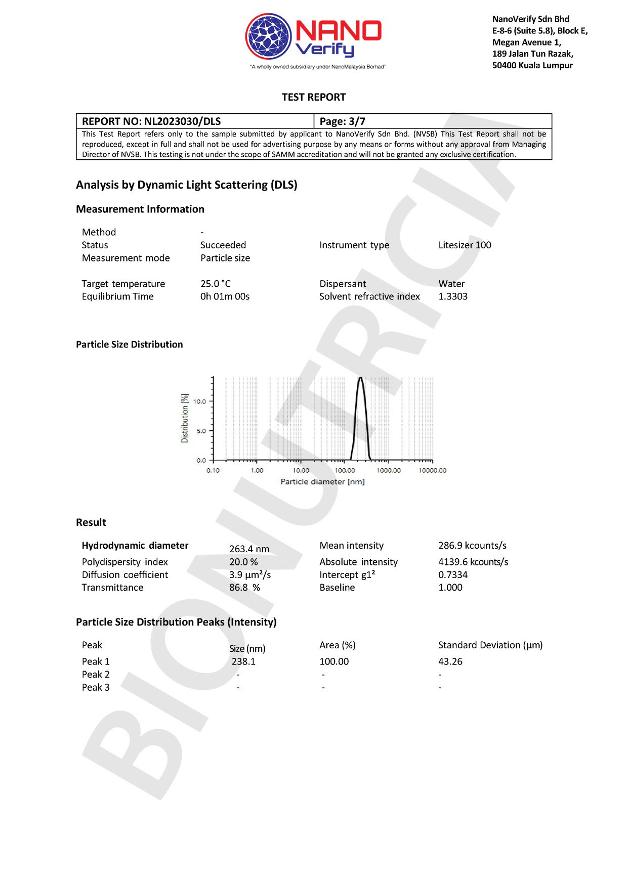 NanoVerify_Test-Report_DLS_Biolypo-Citrus-Flavonoid_Page-3