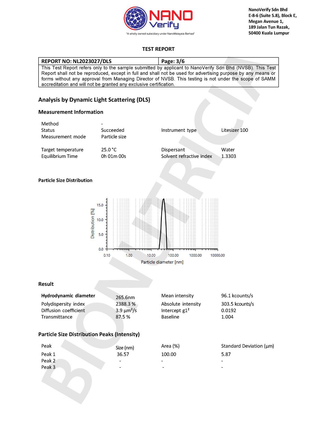 NanoVerify_Test-Report_DLS_Herbosomal-TestoBoost_Page-3