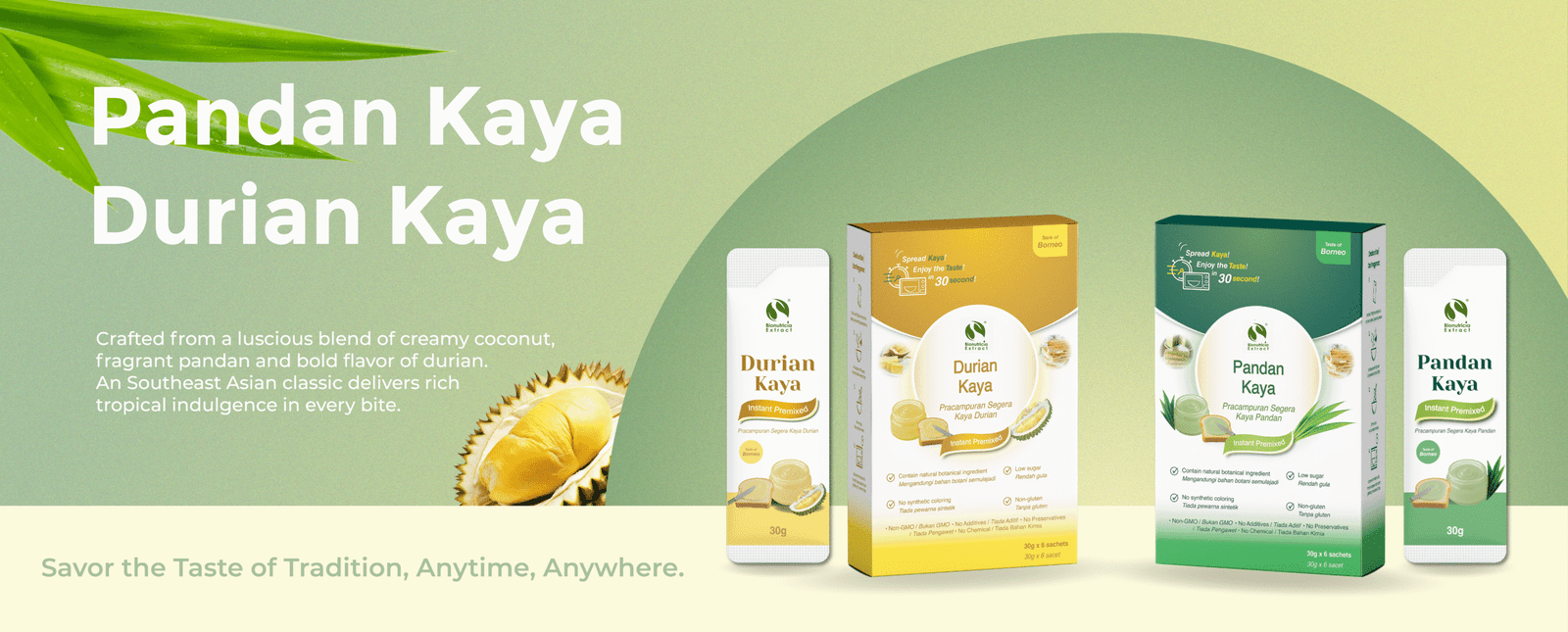 Pandan Kaya & Durian Kaya