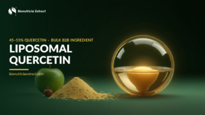 Liposomal quercetin 3D liposome with quercetin powder and green apple — Bionutricia Extract