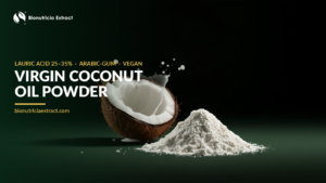Virgin coconut oil powder with cracked coconut and coconut milk — Bionutricia Extract