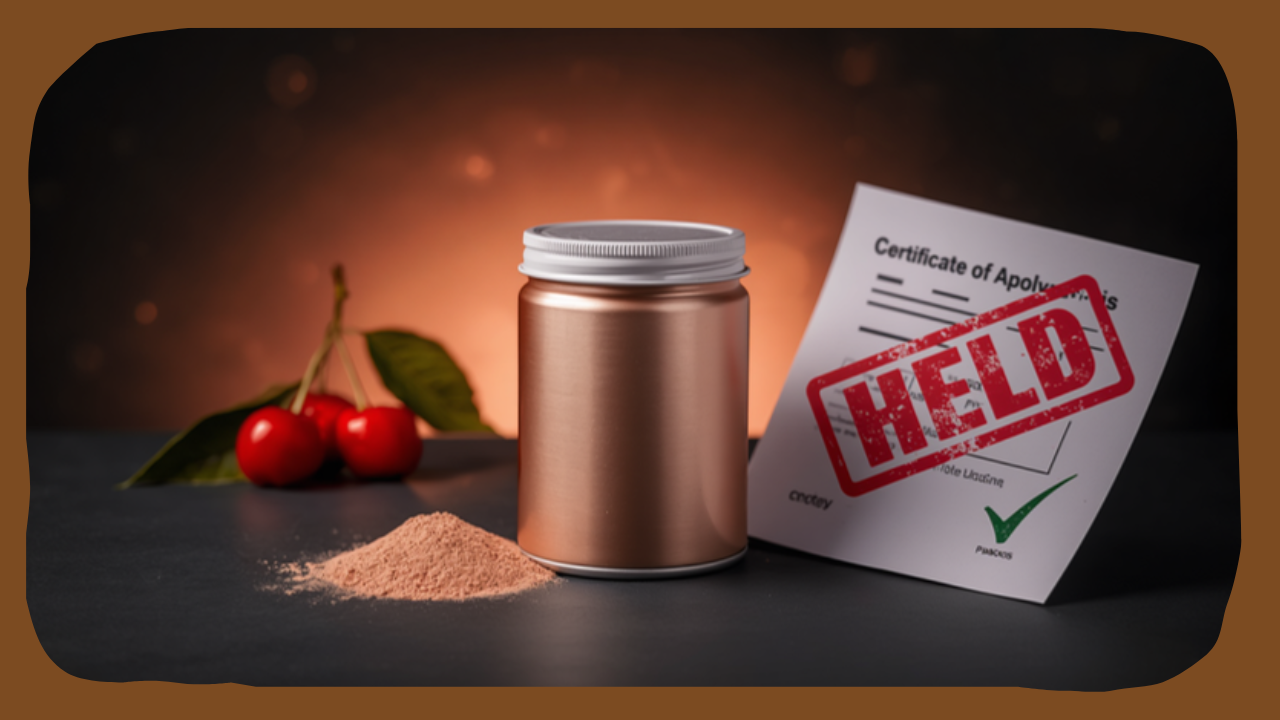 Botanical extract pesticide MRL testing card 1