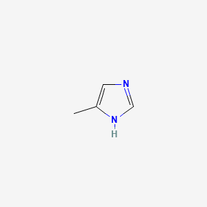 Chemical structure of 4-methylimidazole (4-MEI), a key regulatory marker compound in ammonia-process caramel colour (E150 classes III and IV)