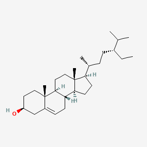 Chemical structure of beta-sitosterol