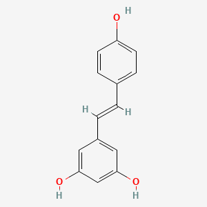 Chemical structure of trans-resveratrol