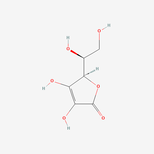 Ascorbic acid chemical structure diagram