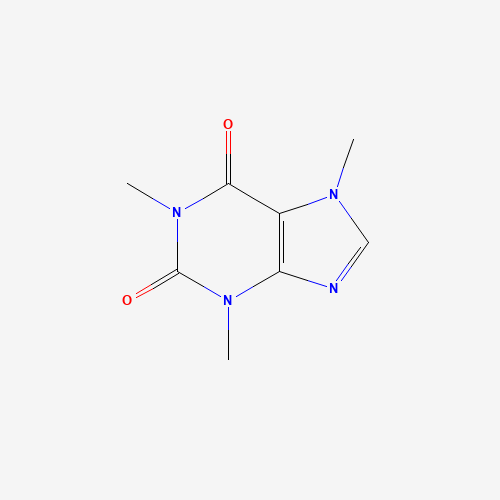 Caffeine chemical structure diagram