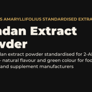 Pandan leaf extract powder bulk ingredient for food and beverage manufacturers