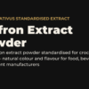 Saffron extract powder bulk ingredient for food and beverage manufacturers