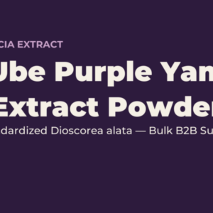 Ube purple yam extract powder bulk ingredient for B2B food manufacturers